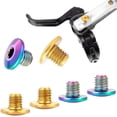 thumbnail image 2 of TOOPRE T25 Disc Brake Mounting Screws for Mountain Bikes, M5x10mm Titanium Alloy, Gold Finish, 12-Piece Set with Storage Box, 2 of 6