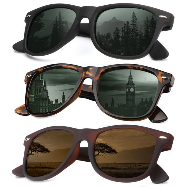 Gafas de Sol Polarizadas KALIYADI con Protección UV400 para Hombre/Mujer