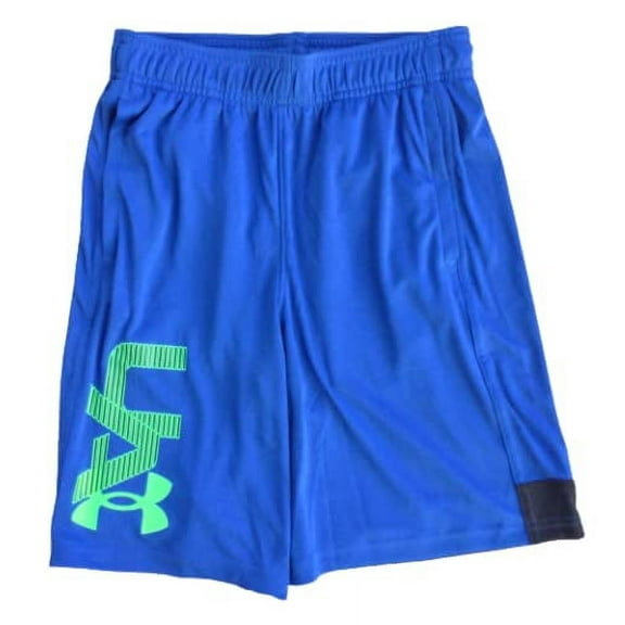 Under Armour Boys' UA Velocity Shorts Tech Blue/Black Medium 1370672-432