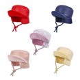 thumbnail image 3 of YAOBAMM Kids Ear Protector Hat Winter Children Hat Earmuffs Ear Protection Lace Up Strap Windproof Thick Plush Cold Resistant Solid Color Unisex, 3 of 7