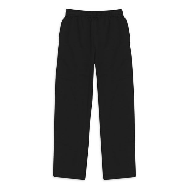 Hanes - Hanes Boys 4-20 EcoSmart Open Leg Fleece Active Sweatpant with Pockets - Walmart.com