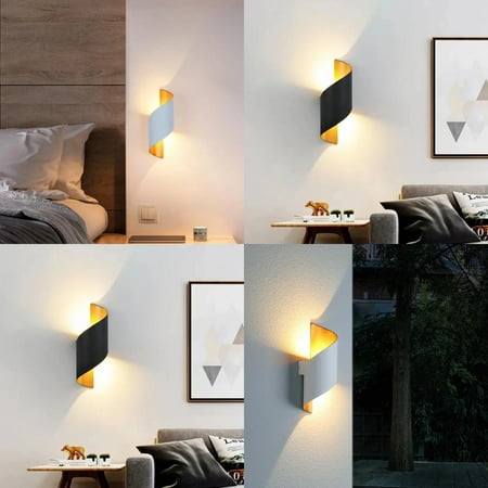 

WAGZOQN Black Wall Lamp LED Outdoor Lighting ccc Aluminium 85-265 Waterproof Whirlwind-shape Exterior Wall Washer Ip65 Wholesale Price