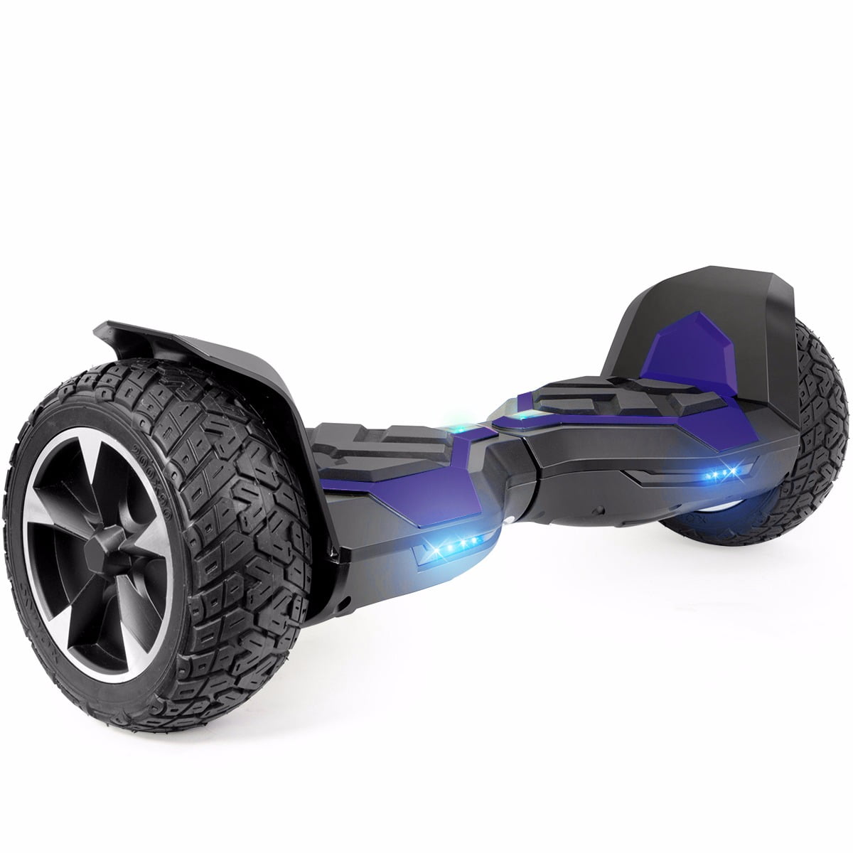 XtremepowerUS 8.5 Off Road Hoverboard w/Bluetooth Speaker and LED Light Wine Red 