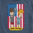 thumbnail image 3 of Beavis & Butthead - Americana - Men's Short Sleeve Graphic T-Shirt, 3 of 5