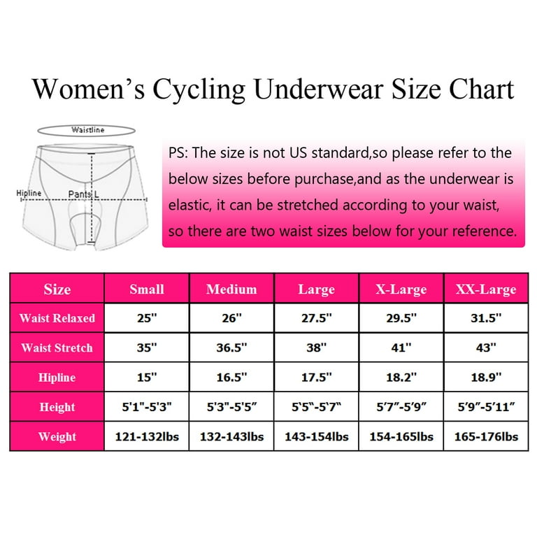 2 Pack Sponeed Padded Bike Shorts for Women Breathable Bicycle Shorts Black Pink S