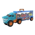 thumbnail image 2 of Trailer Monster Truck Adventure Force Remolque Mini Tiburón Azul, 2 of 4