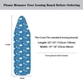 thumbnail image 6 of HELLHERO One-Piece Cover Adjustable Straps Iron Board Cover Polyester Protective Covers for Tailor Shop Rainbow Clouds Rainbow Clouds, 6 of 6