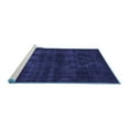 thumbnail image 2 of Ahgly Company Machine Washable Indoor Rectangle Abstract Blue Modern Area Rugs, 7' x 10', 2 of 4