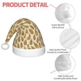 thumbnail image 4 of Honeii Gold Drops Print Hat Santa Claus Hat For Xmas Party, Christmas Caps For Boys Girls Child,Christmas Beanie, 4 of 6