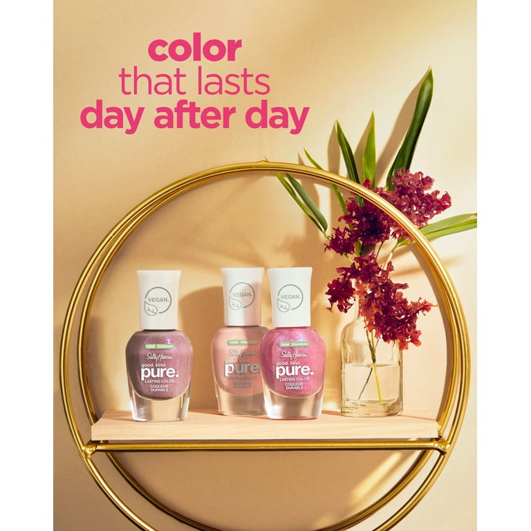 Sally Hansen Good.Kind.Pure. Vegan Nail Polish, Light Lychee, 0.33