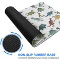 thumbnail image 6 of Long Mouse Pads for Desk,White Cartoon Dinosaurs Names Pattern Desk Mats on Top Of Desks, Desk Mouse Pad Extra Large with 3mm Non-Slip Base and Stitched Edge for Gaming,Office,Work,Home 31.5"x15.7", 6 of 6