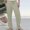 X-244Beige, variant on ZHOGXU Men Casual Pants With Pockets Solid Color Drawstring Elastic Waist Cotton Linen Comfortable Loose Breathable Trousers For Daily Wear,Beige,L