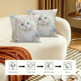 thumbnail image 6 of Cute Cat Print Pillow, Bedroom Living Room Sofa Cushion for Sofa Living Room Decoration, 18x18in (without Core), 6 of 6