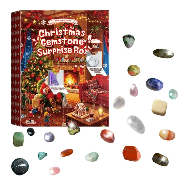 CJiaWei Unpredited Stone Blind Surprise Small Crystal Stone Blind 24 Grid