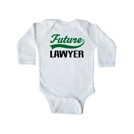 

Inktastic Future Lawyer Gift Baby Boy or Baby Girl Long Sleeve Bodysuit