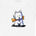 thumbnail image 4 of Inktastic Kiniart Westie with Bone Boys or Girls Baby Bodysuit, 4 of 5