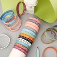 thumbnail image 4 of Pulseras de silicona con cita motivacional de JUNEBRUSHS, 64 unidades, 4 of 7