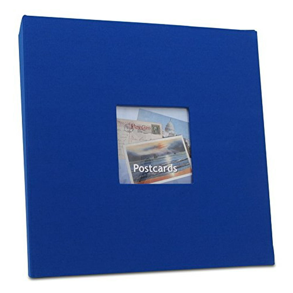 Hobbymaster Postcard Collecting Album, "Prestige" Linen Style, Royal
