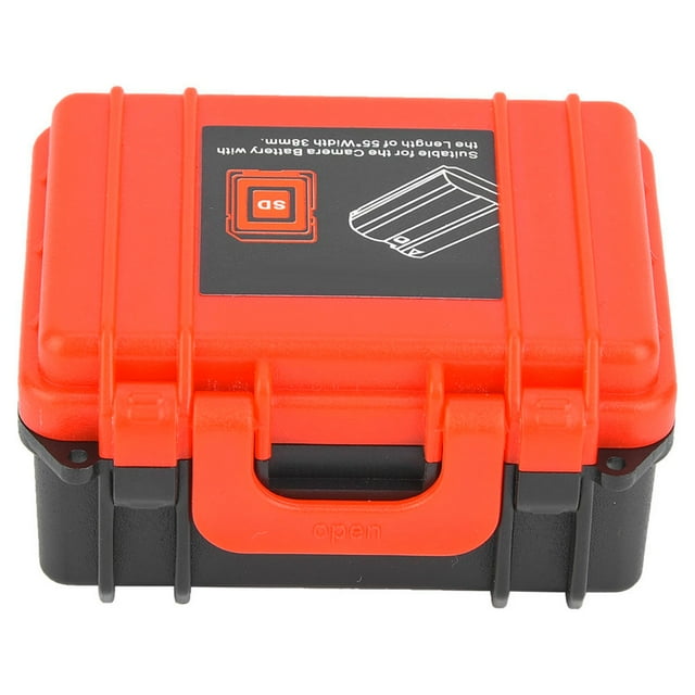 Estuche de almacenamiento a prueba de polvo para cámara, batería, CD y tarjeta de memoria ABS para P-E6