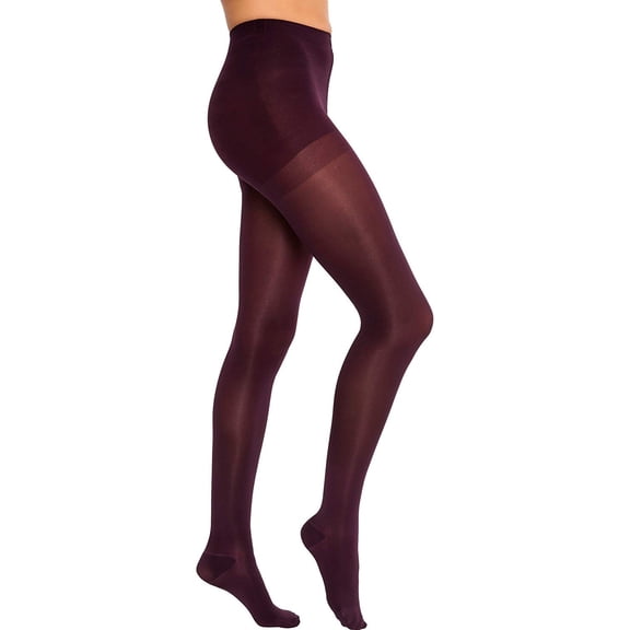 JOBST Opaque Waist High 20-30 mmHg Compression Stockings Pantyhose, Closed Toe, Small, Cranberry