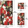 thumbnail image 3 of GZHJMY Colorful Flowers Bath Towel Set of 3, Highly Absorbent & Soft Bathroom Towels Set Quick Dry Towels Set for Bathroom Spa Beach (1 Bathroom Towels, 1 Hand Towel, 1 Washcloth), 3 of 7