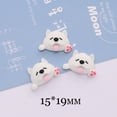 thumbnail image 5 of 100pcs Hand Painted Resin Kawaii Mini Cartoon Animal Dog Flatback Stone Figurine Scrapbook DIY Decor Home Accessories Crafts, 5 of 6