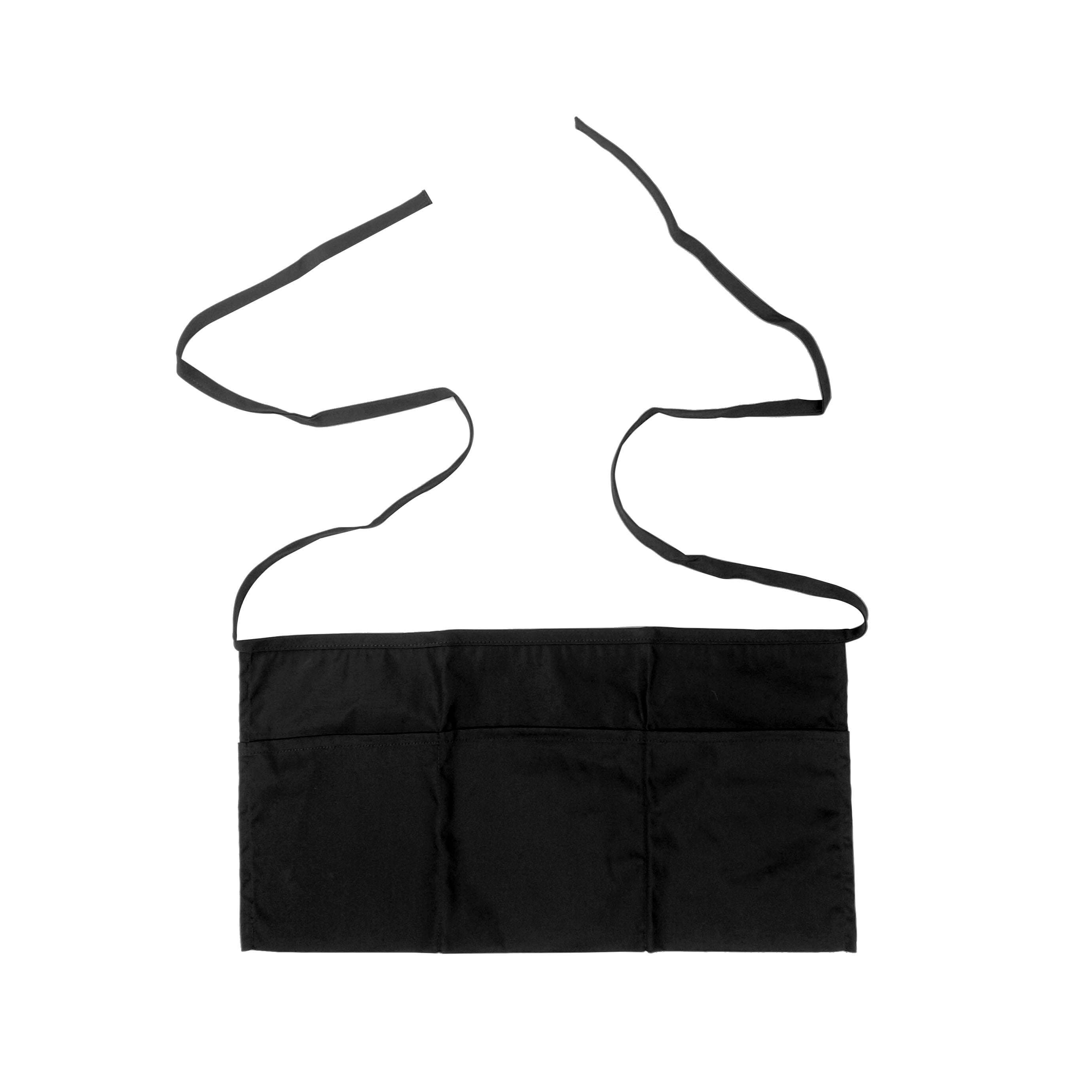 100pc Black, Red, & Navy Cotton Waist Aprons w/3 Pockets Kitchen Restaurant Bistro Craft Garden Half Short Aprons for Men, Women, Chef, Baker, Servers, Waitress, Waiter, Craftsmen Work Apron Uniform