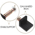 thumbnail image 3 of FONWILYO 2Pcs Motorcycle Wheel Stand Metal Construction With L Shaped Design For Parking Rack, 3 of 6