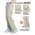 thumbnail image 3 of Off Road Ventures Mens Convertible Hiking Pants Quick Dry Lightweight Stretch Zip Off Cargo Fishing Pants for Outdoor Travel, 3 of 7