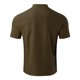 thumbnail image 4 of Camisas Oversize Hombre Camisa de manga corta con cuello levantado a cuadros de primavera y otoño para hombre, Top de tamaño con pecho de Color sólido (Green, L), 4 of 5