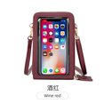 thumbnail image 1 of DAMAIE Women Touch Screen Wristlet Handbag, RFID Protection Small Wallet Purse Crossbody Phone Bag, 1 of 9
