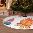 thumbnail image 6 of Yiaed Gnome Camping Print Christmas Tree Skirt , Tree SkirtsTree Mat for Christmas Winter Holiday Indoor Decorations-36", 6 of 7
