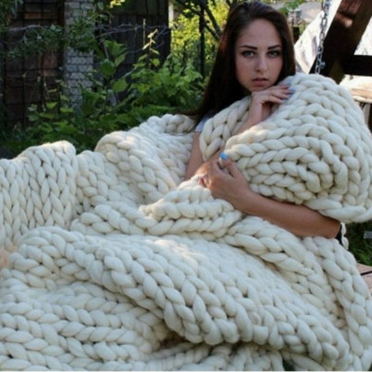 Knitting  Diy giant knitting needles, Extreme knitting, Giant knitting