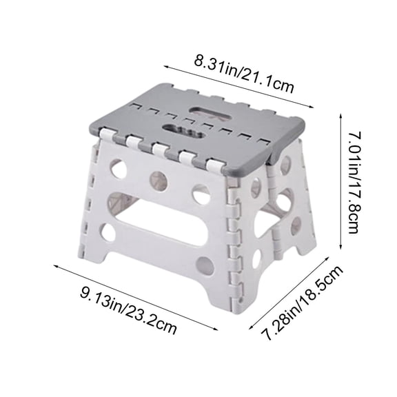 Folding Stool Folding Stool Portable Thickened Plastic Stool Compact Folding Seat for Home Kitchen Outdoor Camping Fishing Picnic Daily Use Portable Folding Stool