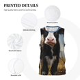 thumbnail image 3 of Xecao Cute Prairie Cow print basketball shirt for both men and women, a unisex basketball jersey perfect for theme parties-Large, 3 of 6