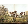 thumbnail image 3 of Currier and Ives 18x14 Black Modern Framed Museum Art Print Titled - American Field Sports. On a Point., 3 of 5