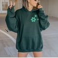 thumbnail image 6 of DAISY SMILEY FACE Graphic Unisex Fleece Hooded Sweatshirt, 6 of 8