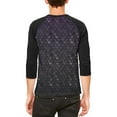 thumbnail image 2 of Halloween Dark Elf Shadow Scale Armor Mens Raglan T Shirt, 2 of 2