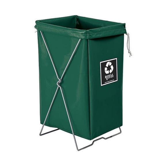 Royal Basket Trucks Steel/Vinyl Enviro Hamper Kit Green G00-EEX-EBK