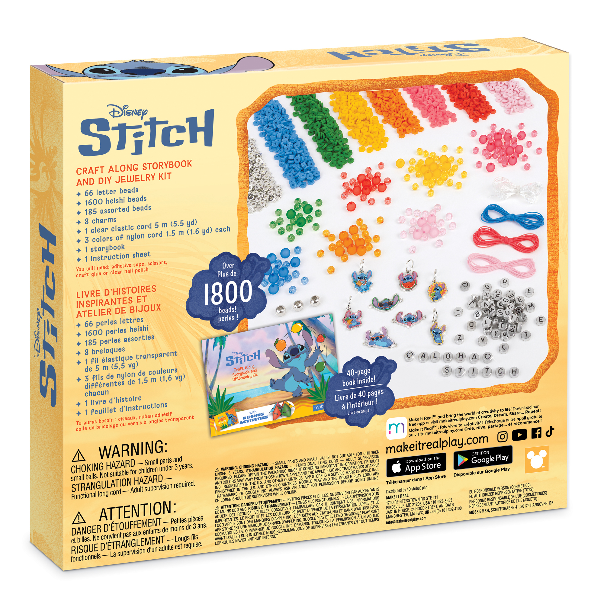 Make It Real Disney Stitch Jewelry Craft Kit photo 2