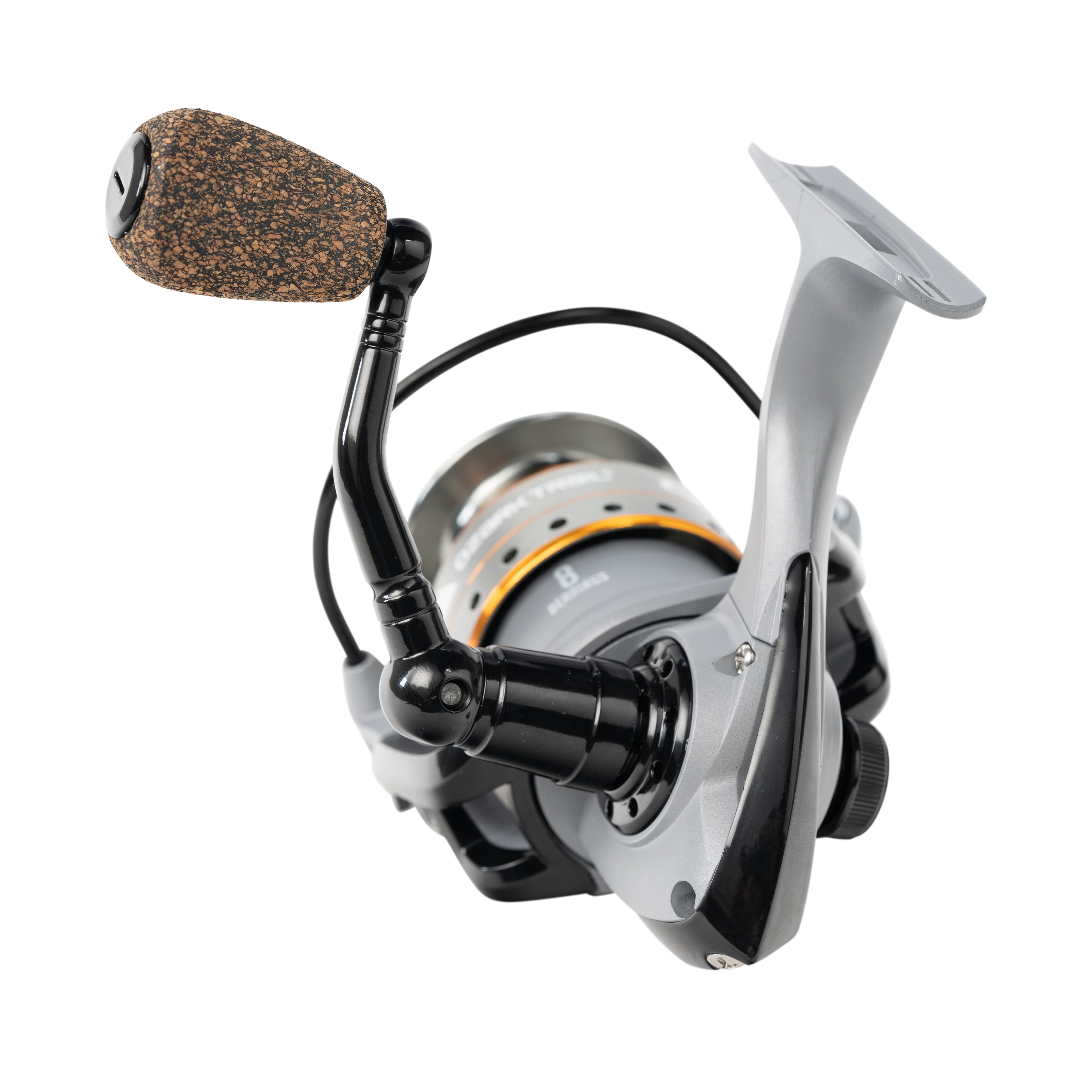 Ozark Trail OTX 3000 Spinning Fishing Reel, 5.1:1 Gear Ratio, Gray 