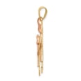 thumbnail image 2 of FB Jewels 14K Two Tone Gold Big Girl & Little Girl Engravable Charm, 2 of 4