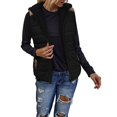 thumbnail image 5 of Sanbonepd Womens Puffer Vest Fall Reversible Sleeveless Fleece Jacket Zip Up Warm Winter Coat Outerwear, 5 of 5