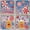 Multicolor, variant on 190 Pcs Stereoscopic Effect Christmas Window Clings, Double-Sided Printed Santa Claus Snowflake Window Stickers, Self Adhesive Window Decal Decoration for Xmas Holiday Winter Party
