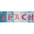 thumbnail image 2 of SD Graphics Studio 24x11 White Modern Wood Framed Museum Art Print Titled - Beach and Sand I, 2 of 4