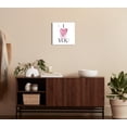 thumbnail image 4 of I Heart You White Heart Splash 12 x 12 Glass Wall Hanging Sign, 4 of 4