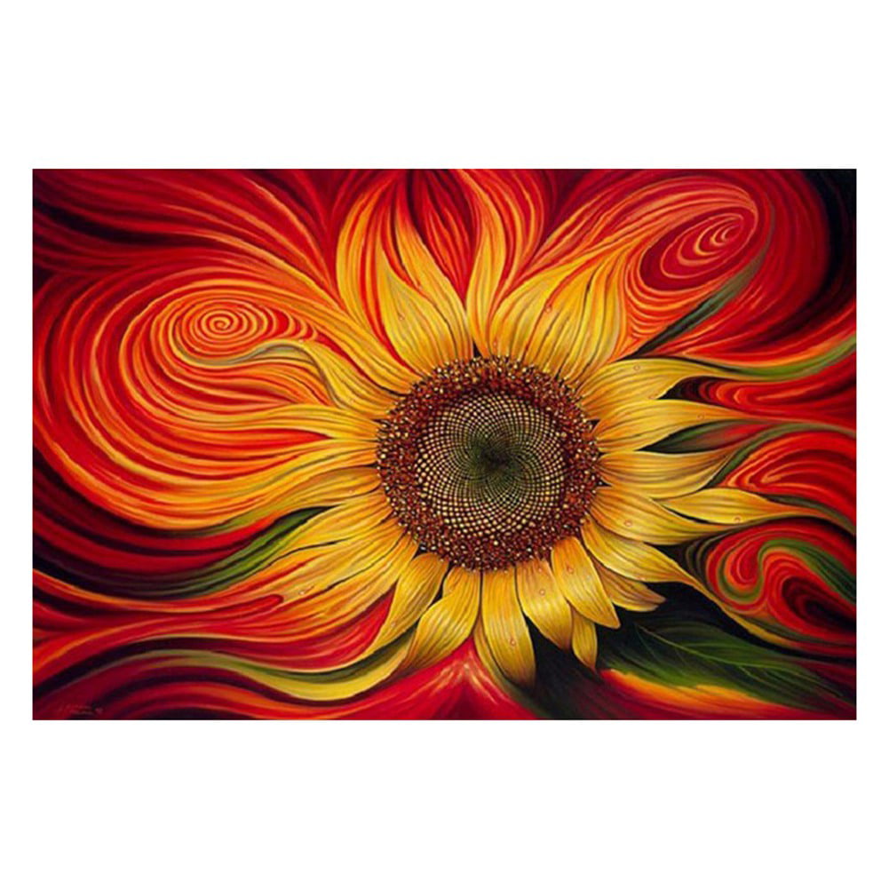 5D Diamond Painting Full Drill Embroidery Cross Stitch Kit Sunflowers Home Decor 