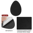 thumbnail image 4 of Uxcell 5 Pairs Non-Skid Shoe Pads 3.5"x2.6" No Slip Shoe Grip Stick Sole Protector Silicone Cushion Black, 4 of 6