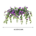 thumbnail image 5 of PATLOLLAV Simulated Morning Glories, Artificial Hanging Flowers for Outdoor Spring Summer Decoration, Faux Silk Morning Glory in Planter Realistic for Porch Outside Patio Balcony Garden Yard, 5 of 5