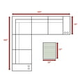 thumbnail image 2 of Living Source International 8-Piece Sectional Set w/Plush Cushions in Espresso, 2 of 10